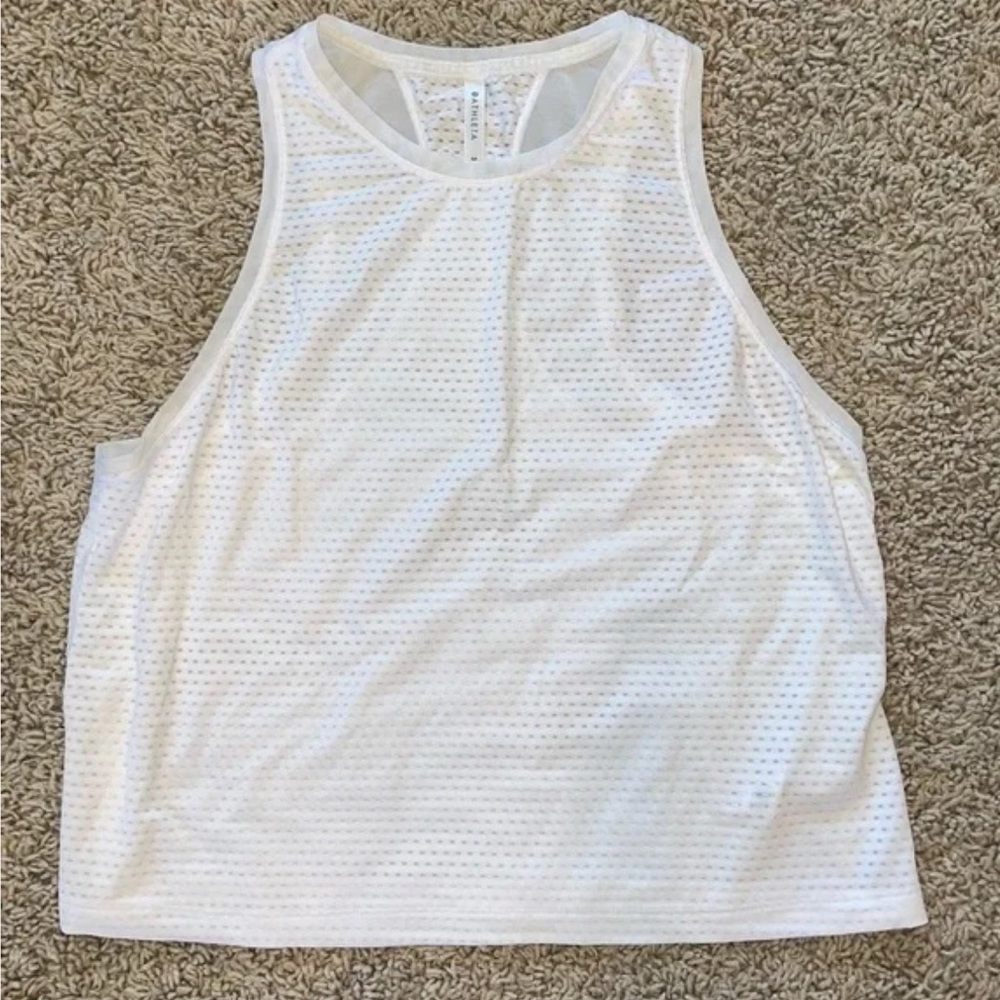 White Athleta Tank Top